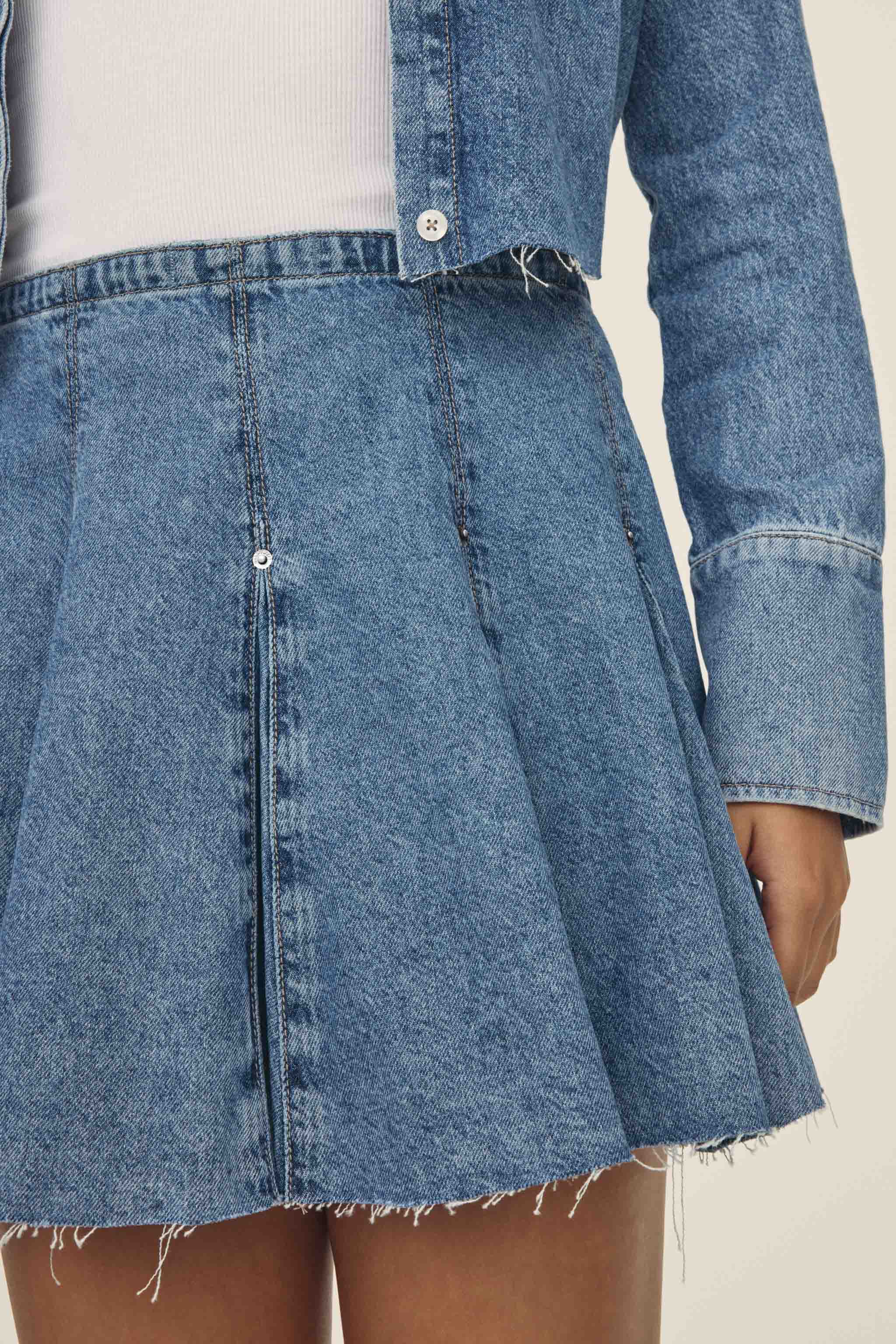 LAS - DENIM MINI SKIRT | NEW LIFE