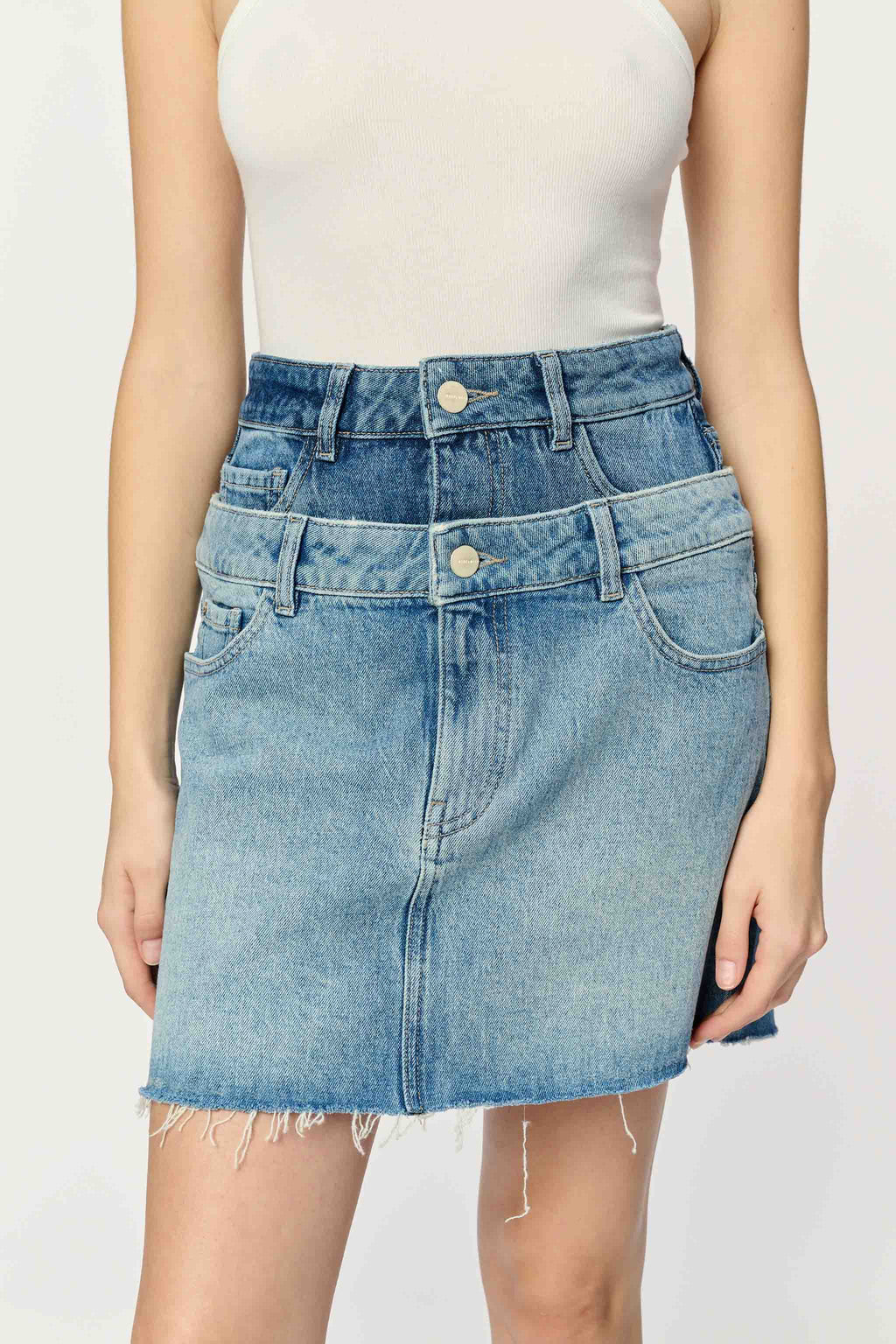 HAV - DENIM MINI SKIRT | MIXING IT UP
