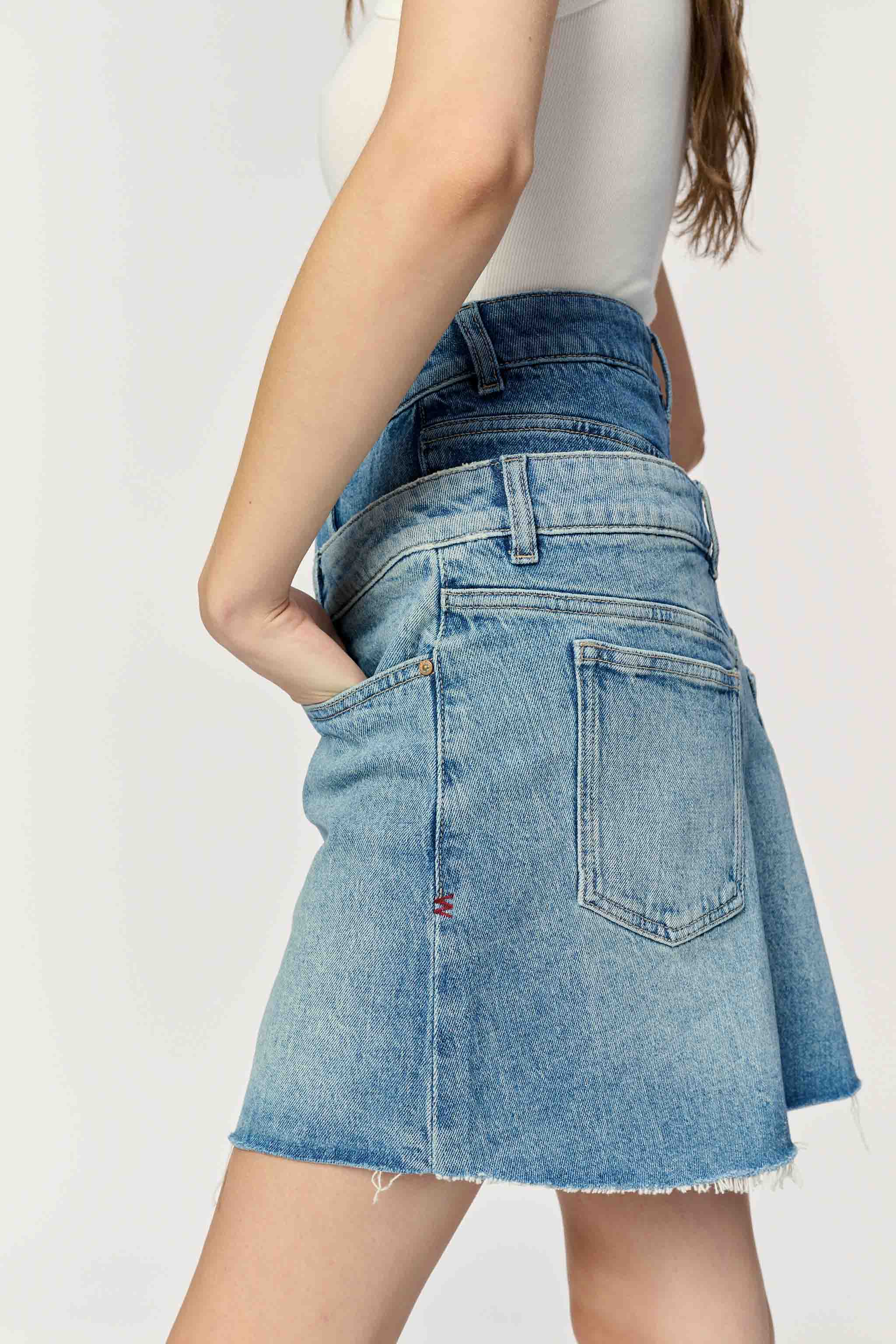 HAV - DENIM MINI SKIRT | MIXING IT UP