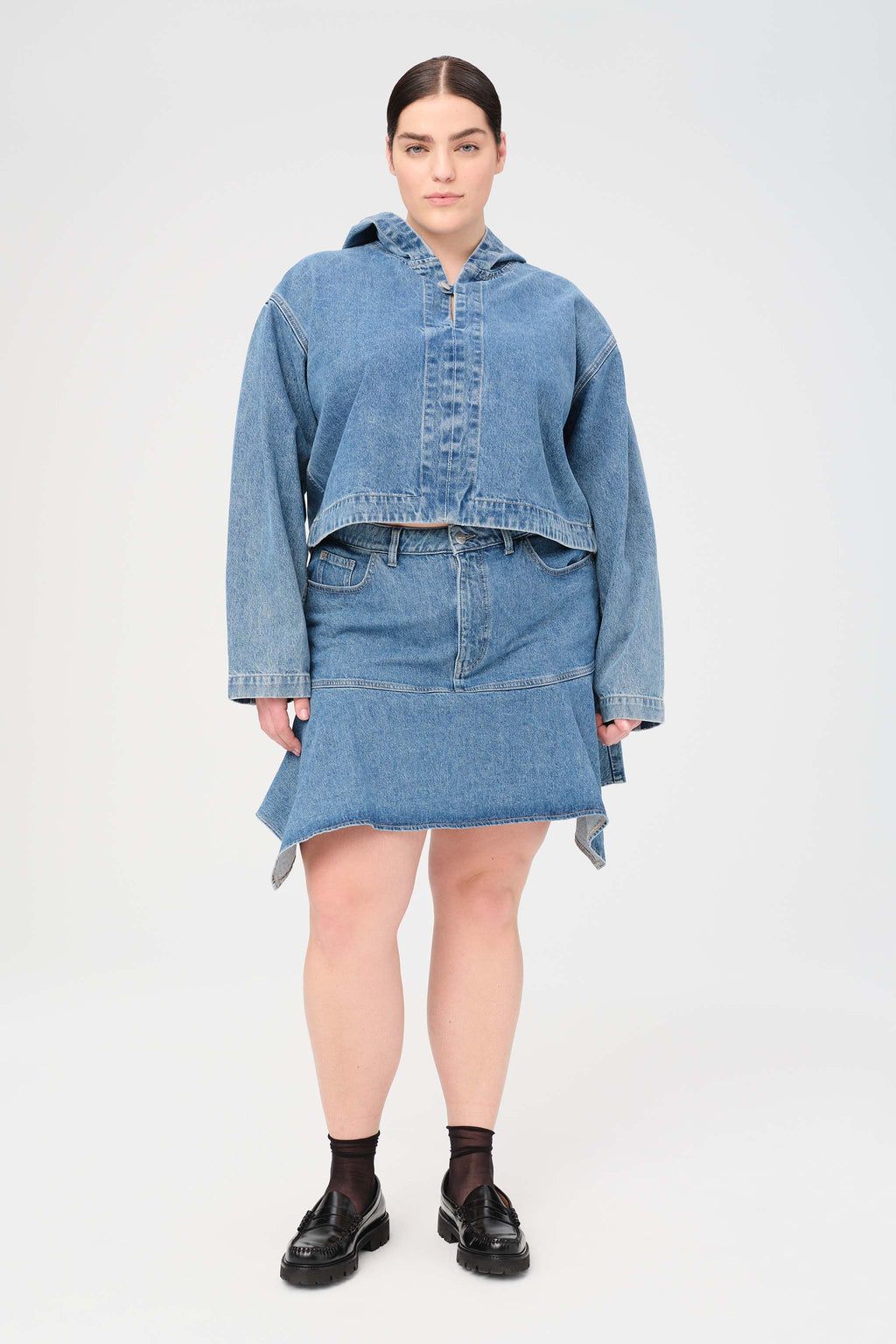 HAV PLUS - DENIM MINI SKIRT | TUNNEL VISION