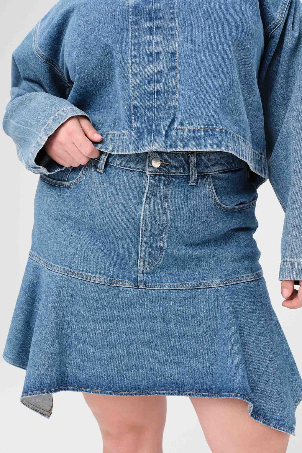 HAV PLUS - DENIM MINI SKIRT | TUNNEL VISION