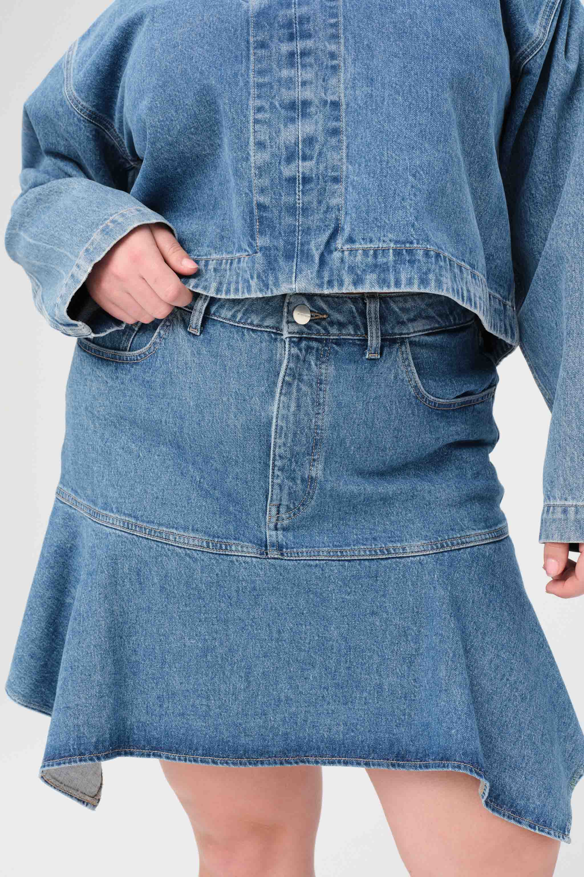 HAV PLUS - DENIM MINI SKIRT | TUNNEL VISION